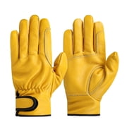 Work Gloves Leather Workers Work Welding Safety Fireproof Welding Leather Gloves Welding Gloves ,Easy to Wear