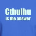 thumbnail image 3 of CafePress - Cthulhu Is The Answer Dark T Shirt - Men's Classic Graphic Cotton T-Shirt, 3 of 4