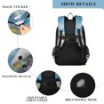 thumbnail image 4 of FORMRS Unisex School Backpack 17" Student Travel Bag with Laptop Compartment, Crystal Ocean, 4 of 7