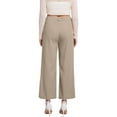 thumbnail image 4 of Olyvenn Women Dress Pants High Waisted Wide Leg Pants Business Casual Flowy Loose Palazzo Trousers with Pockets Beige S, 4 of 4