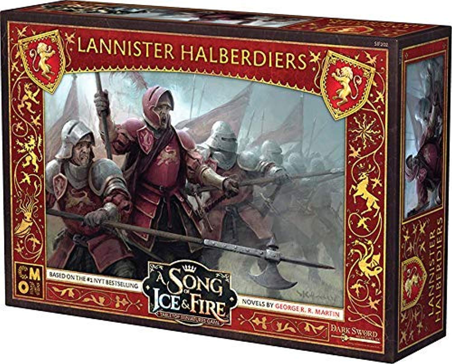 A Song of Ice & Fire: Tabletop Miniatures Game Lannister Halberdiers Unit Box, by CMON - image 5 of 8