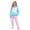 Light Blue, variant on JIAYUE Girls Clothing Outfits Raglan Long Sleeve Color Block Hoodies With Pocket Solid Jogger Pants 2-Piece Sets School Playing,2-3 Years