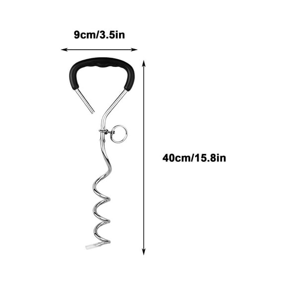 Bdday Modern Home Decor Tie Out Stake for Dogs Secure and Reliable Dog Stakes for Outdoor Activities and Training Birthday Decorations