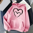 thumbnail image 3 of jjayotai Valentines Day Sweatshirt for Women, Oversized Love Heart Graphic Pullover Valentine's Long Sleeve Tops, 3 of 4