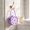 63#Purple, variant on Silicone Fragrance Box Flower Shaped Hanging Scent Container, Ventilated Aroma Holder with Bendable Strap for Bathroom Closet, Waterproof Perfume Storage for Car and Luggage