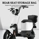 thumbnail image 3 of Bolsa trasera para motocicleta: bolsa de almacenamiento para casco trasero de gran capacidad, impermeable, para scooters eléctricos y motocicletas. Respaldo cómodo para viajes largos., 3 of 7