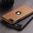 thumbnail image 4 of For iPhone SE 2nd Generation (2020) and iPhone SE 3rd Gen (2022) Case Luxury Leather Business Vintage Slim Non-Slip Soft Grip Shockproof Protective Cover, 4 of 5