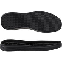 1 Pair Full Soles Rubber Replacement DIY Repair Wear Resistant Raised Grain Repair Sole Pad for Sneakers DIY Shoes Black 1 Pair 302x107x23mm