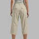thumbnail image 4 of TaTaai Women's Elastic Waist Cargo Pants 7/8 Length Straight Leg Casual Trousers with Multiple Pockets Solid Color for Utility Work and Outdoor Casual Wear Gift, 4 of 4