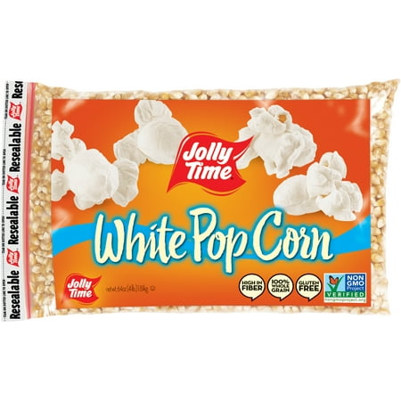 JOLLY TIME White Popcorn Kernels, 64 oz. Bag - Gluten-Free