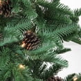 thumbnail image 2 of Northlight Real Touch™️Pre-Lit Viella Norway Spruce Artificial Potted Christmas Tree - 3' - Clear, 2 of 5