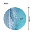 thumbnail image 3 of Disketp Waves And Boats On The Beach Small Mouse Pad 7.9x7.9 Inches,Washable Round Mousepad For Office Laptop Computer,Non-Slip Rubber Base Mouse Pads For Wireless Mouse, 3 of 9