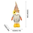 thumbnail image 3 of Thanksgiving Gnomes Doll Ornaments, Thanksgiving Plush Elf Tabletop Decor, Thanksgiving Table Centerpiece Thanksgiving Plush Gnome Autumn Plush Gnome Cloth Props Desktop, 3 of 6