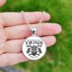 thumbnail image 1 of Collar vikingo para hombre, Valknut amuleto de Odin, guerreros nórdicos, símbolo de brújula, colgante de cúpula de cristal, cadena, collares, regalo de joyería, 1 of 4