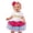 j-733White2145, variant on MEZZALL Kids Girls Birthday Party Outfit O-Neck Short Sleeve Romper Dress With Hair For Toddler First Year Celebration Photoshoot Soft Children Fashion Clothes Sets
