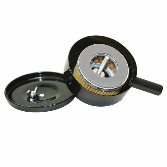 Interstate Pneumatics SA9M Compressor Air Intake Filter Metal Body 4" Dia - 1/2" MPT w/Paper Cartridge SA9M