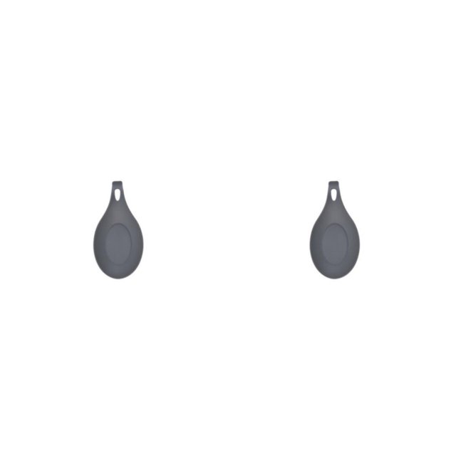 Ounissouiy Porta cucharas Bandeja para cucharas Vajilla Cucharas Estante Multicolor Suavidad Resiliencia Flexible Sin rebabas Lavable Gris Gris 2piezas