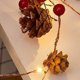 thumbnail image 5 of Navidad Joorrtlumières LED LED LIGHT PINS OP, alambre de cobre luces decorativas frutos rojos agujas de pino s esquí esquí Gafas de esquí, 5 of 5