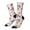 2 Black-2, variant on Fish Seahorse Print Adult Socks for Men & Women,Calf Socks, Ankle Socks,Boots Socks,Breathable Casual Sock,Unisex Crew Socks