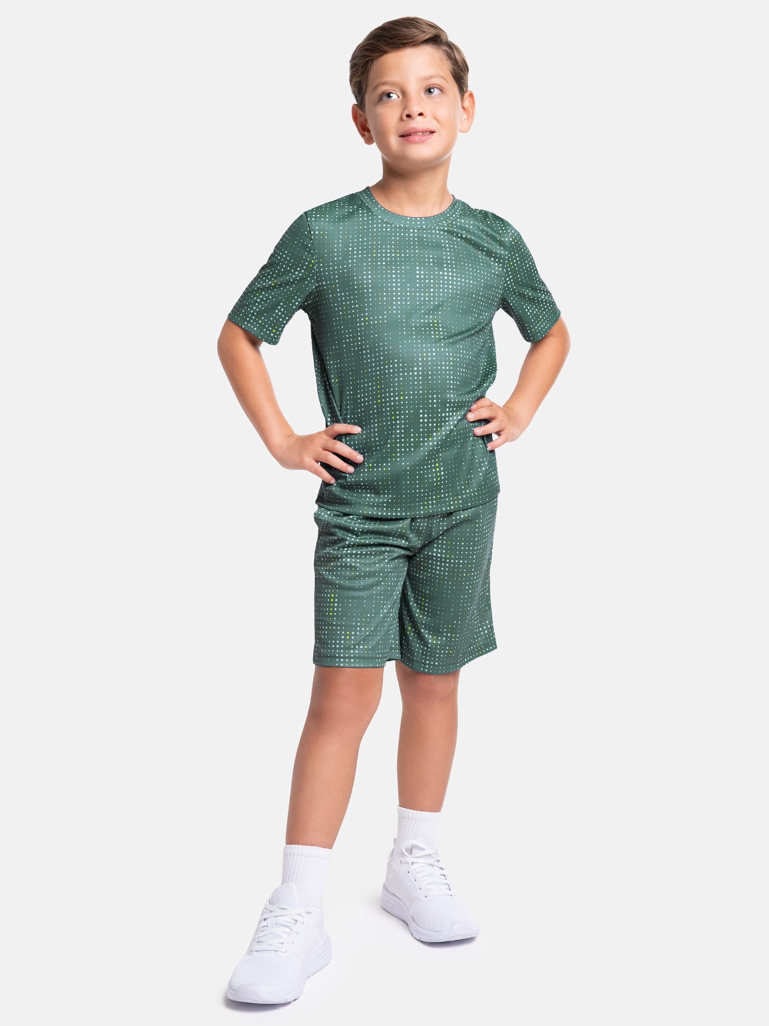 Athletic Works Boys Core Performance Short, 2-Pack, Sizes 4-18 & Husky
