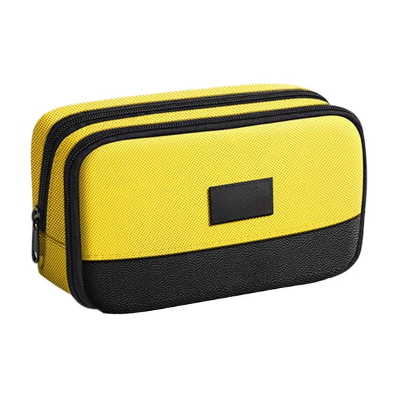 Storage Bins Large Capacity Pencil Case Vertical Stationery Bag Pencil Case Storage Bag