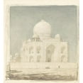 thumbnail image 3 of Marius Bauer 20x22 Black Modern Framed Museum Art Print Titled - De Taj Mahal (1898), 3 of 5