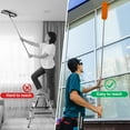 thumbnail image 6 of JEHONN Cobweb Duster with Extension Pole 96 inches (Orange), 6 of 8