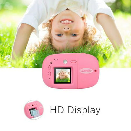 AMKOV HD 1.44inch Kids Mini Digital Camera Video Recorder Camcorder Gift for