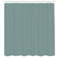 thumbnail image 3 of Ambesonne Dusty Blue Shower Curtain, Orient and Flourishing, 69"Wx84"L, Blue Grey Grey Teal, 3 of 5