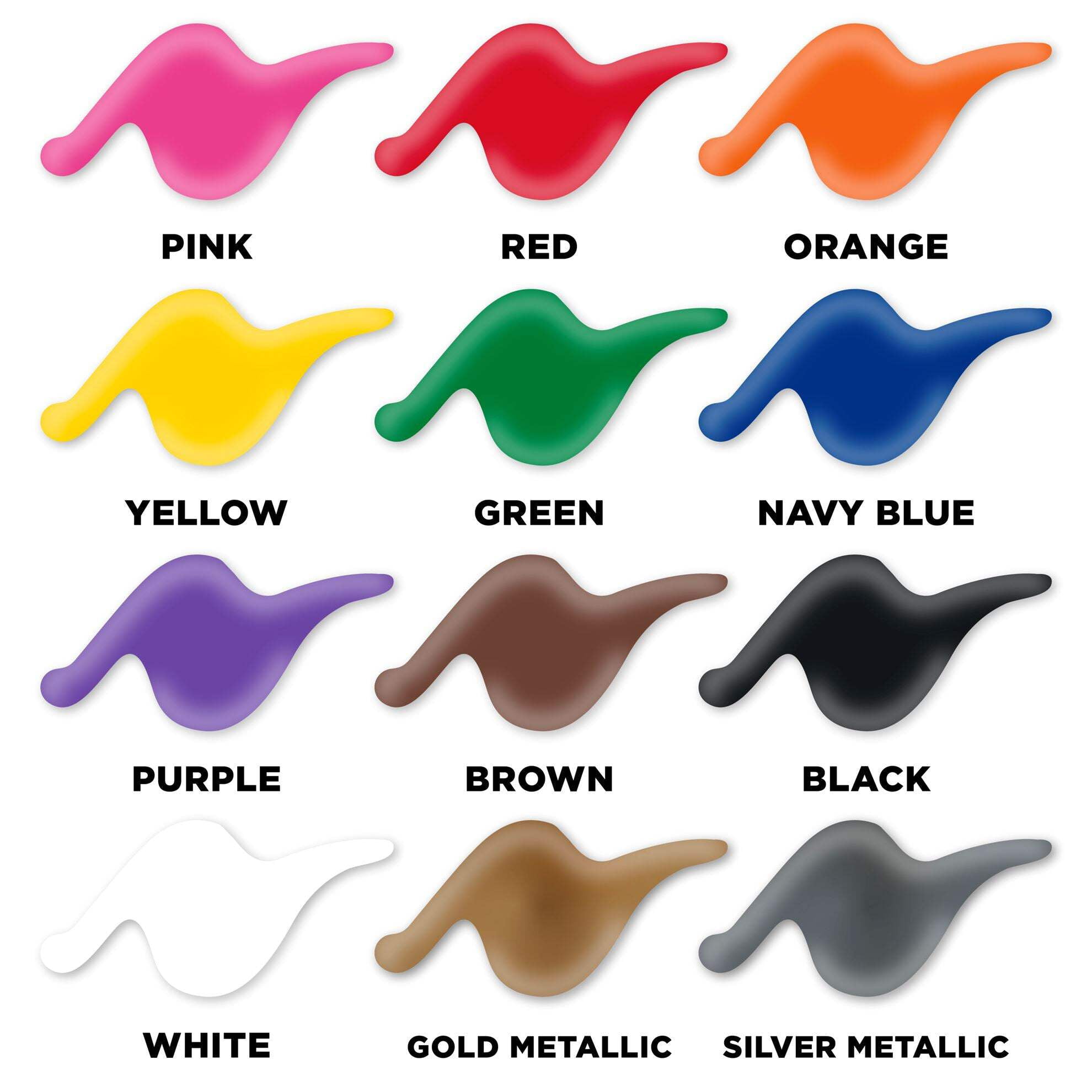 Puffy Paint Artist Pack, Multi-Surface, Permanent 3D Designs, Use on Rocks, Shirts, Shoes, and More, 24 colors