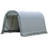ShelterCoat 8 x 12 ft. Wind and Snow Rated Garage Round Gray STD