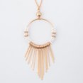 thumbnail image 5 of Howard's Jaliya Beaded Cascade Hoop 40" Long Bright White Pendant Necklace for Women, 5 of 5