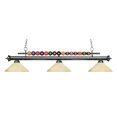 thumbnail image 1 of Z-Lite Shark 3 Light Billiard Light in Gun Metal, 1 of 1