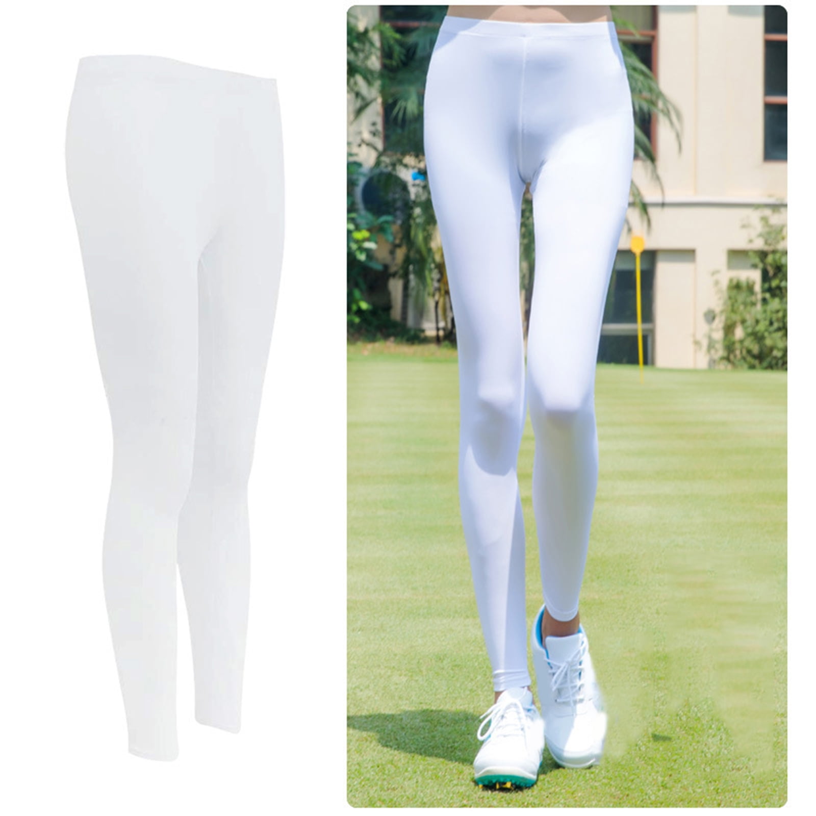 Women Elastic Legging Stocking Lady Girls Sunscreen Panty-Hose Golf Pants  Uv-Proof Tennis/Badminton Stocking Long Leg Socks