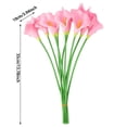 thumbnail image 3 of Flower Artificial Anthurium Flowers 10Pcs, Silk Anthurium for Home Decor Floral Arrangements Bouquets, Wedding Centerpiece Vase Filler Party Supply, 3 of 5