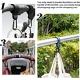 thumbnail image 7 of 4 Pack Stroller Hooks Clip for Hanging Bags Portable Secure Hold Stroller Hooks Multipurpose Leather Mommy Stroller Clips for Hanging Diaper Bags, 7 of 7