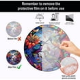 thumbnail image 4 of AatoeaX Vivid Transparent Acrylic Hummingbirds Window Decor - Colorful & Dynamic, Great as Art Panel/Wall Sign, Hassle - Free Installation for Home/Garden/Bird - Watching Spaces, 4 of 5