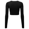 thumbnail image 2 of TriDri Womens Ribbed Seamless 3D Crop Top, 2 of 5