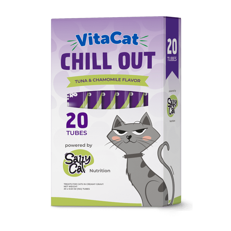 Salty Cat VitaCat Tuna & Chamomile Creamy Treats, 20 Pack photo 3