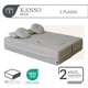 thumbnail image 3 of Sofá Cama De Espuma Sellada Al Vacío 2 Plazas Japandi Kanso Beige, 3 of 6