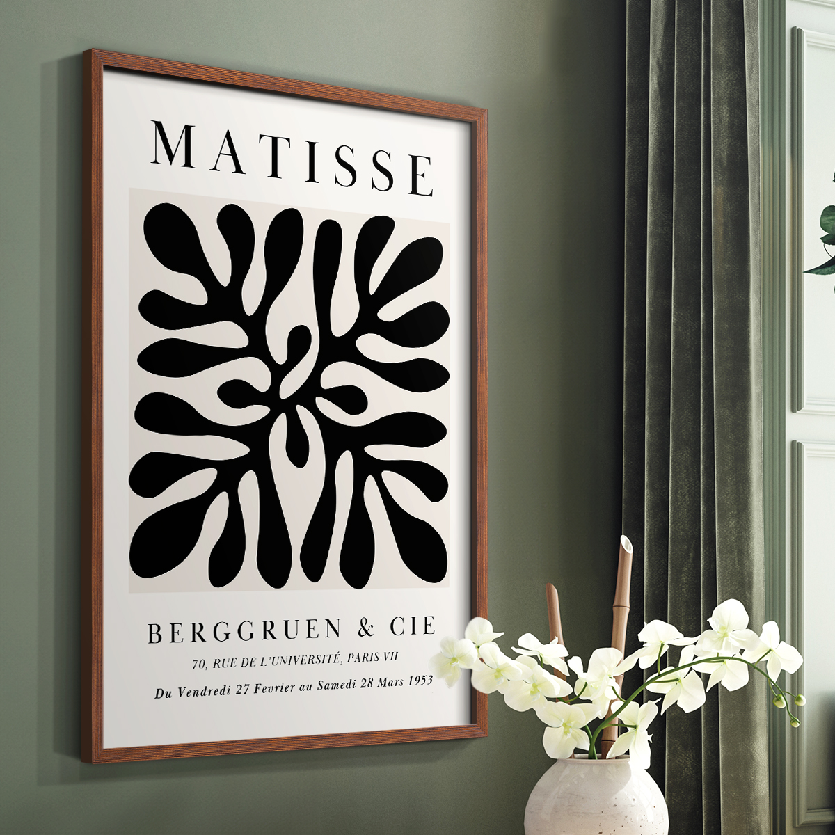 Matisse CCLXVII in Solid Wood 11 x 14 Framed Print