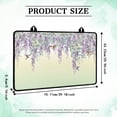 thumbnail image 7 of Renewold Ceramic Glass Stove Top Cover Stove Mat Stove Burner Cover Multipurpose Rubber Desk Saver Pad Washer Dryer Top Cover Range Cover for Counter Top, Hummingbird Wisteria Flower, 7 of 7