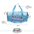thumbnail image 3 of Bolsa Maleta Deportiva Sky Travel Mujer Mochila Gym Impermeable azul RBMCMP, 3 of 7