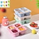 thumbnail image 1 of Xihbxyly Lonchera Bento con Compartimentos Múltiples, Tapa Hermética, Material Apto para Uso Alimentario, Portátil para Picnic En La Oficina, Incluye Palitos de Fruta, Variedad de Comidas, Organizado, 1 of 1