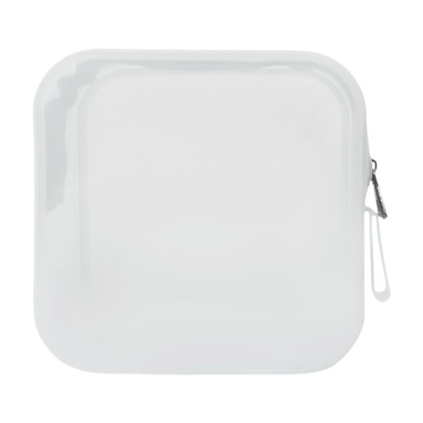 Bolsa de maquillaje de viaje, bolsa de cosméticos para mujer, organizadora, bolsa de cosméticos impermeable blanco