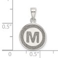 thumbnail image 3 of Collier Monogramme en Argent Sterling 925 avec Initiale et Pendentif Charme, 3 of 8