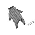 thumbnail image 2 of OUNONA Grey Striped Dog Recovery Shirt Full Belly Coverage Antishedding Material, 2 of 7
