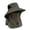 Army Green, variant on Full Coverage Sun Hat for Women Men, Wide Brim Outdoor Fishing Hat with Neck Flap & Face Cover, Breathable Lightweight Bucket Hat for Hiking Gardening Cycling Travel