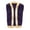 Purple, variant on Men's Halloween Toad Vest Open Front Metallic Waistcoat Arabian Prince Tank Jacket Red XXL