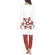 thumbnail image 4 of Pijama de diseño navideño para mujer, ropa de dormir informal de manga larga, conjunto de dos piezas, ropa de casa cómoda y elegante, estampado a pedido, 4 of 4